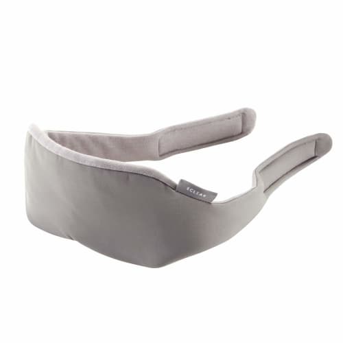 ELECOM Moisturizing Eye Mask for Sleeping, Eye Care with Nose Guard, Gray (HCM-NM03SGY)