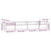 TV Cabinet with LED Lights Grey Sonoma 270 x 35 x 40 cm