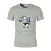 Fun Gym Unicorn Weightlifting Fitness Bodybuilding Printed Round Neck T-Shirt Summer Breathable Quick-Dryingcasual Short Sleeves