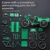 1 Set Vintage Bicycle Model Building Kits Metal Classic Retro Assembly Model Tricycle Kids Toys