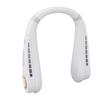 USB Rechargeable Bladeless Neck Fan Ultra Quiet, Personal Cooling Fan with LED Display Adjustable Speeds Comfortable Headphone Design for Office Home