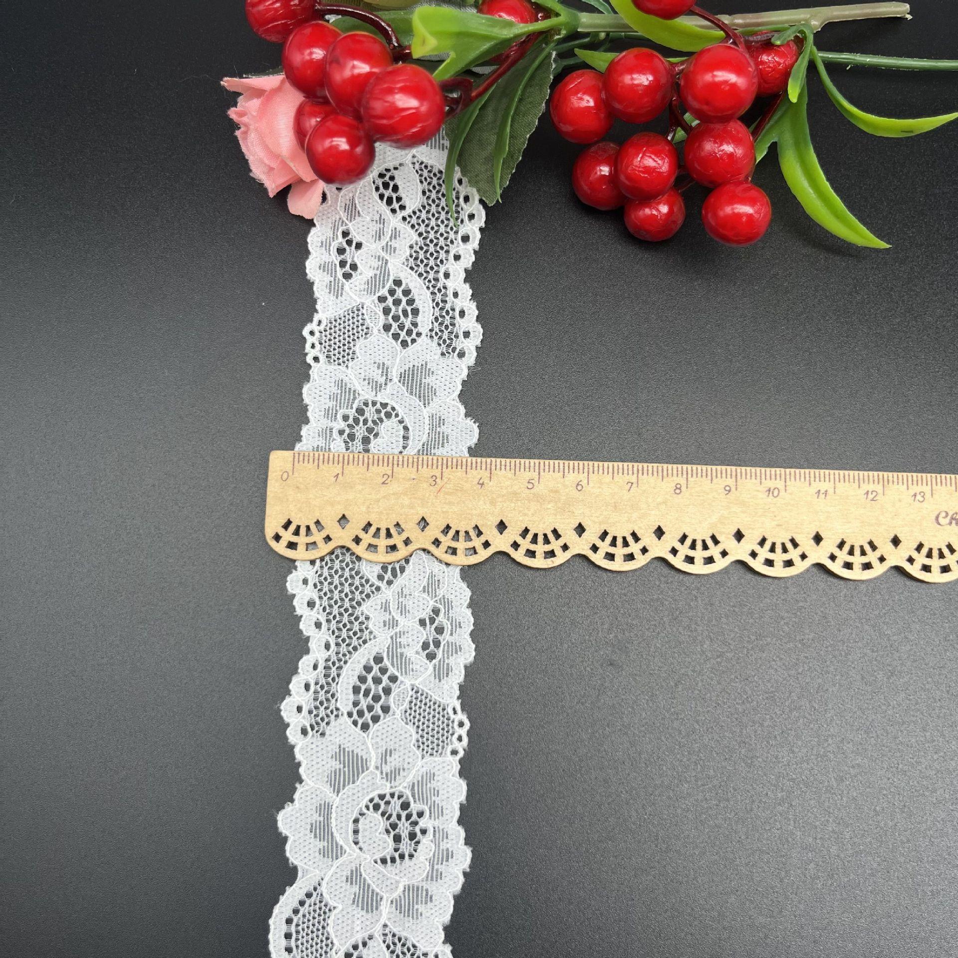 Элегантное многоцветное эластичное кружево, кружево, ажурная занавеска, декоративное кружевное белье, свадебная одежда, аксессуары из лент, рукоделие, изготовление лент 3.5cm*10 Yards