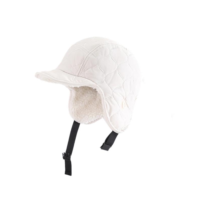 

Warm Hooded Ushanka Hat Stylish Cap Headwear Winter Accessory for Women and Girls Winter Headwear