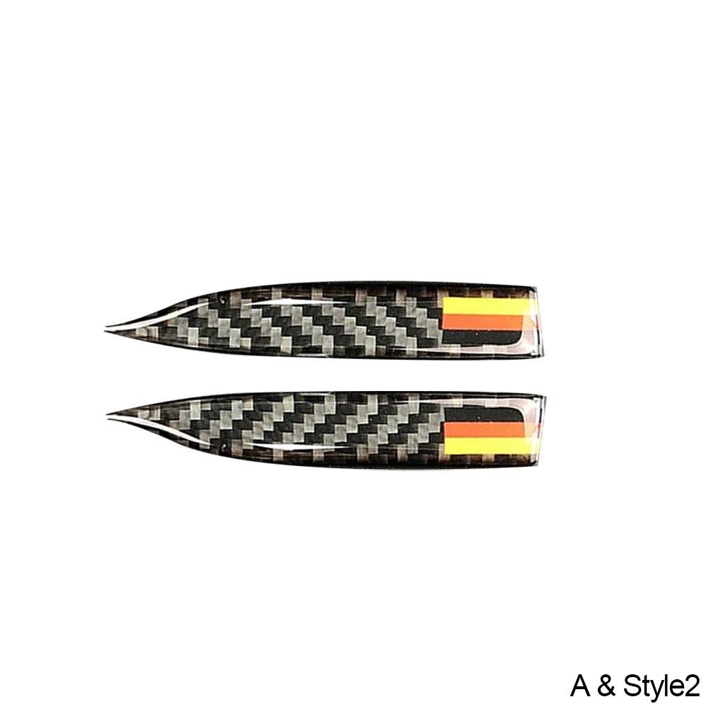 Car Accessories For BMW E90 E60 F30 F34 F10 F20 X1 Carbon Fiber Rearview Mirror Anti-rub Strip Protector Anti-collision Sticker