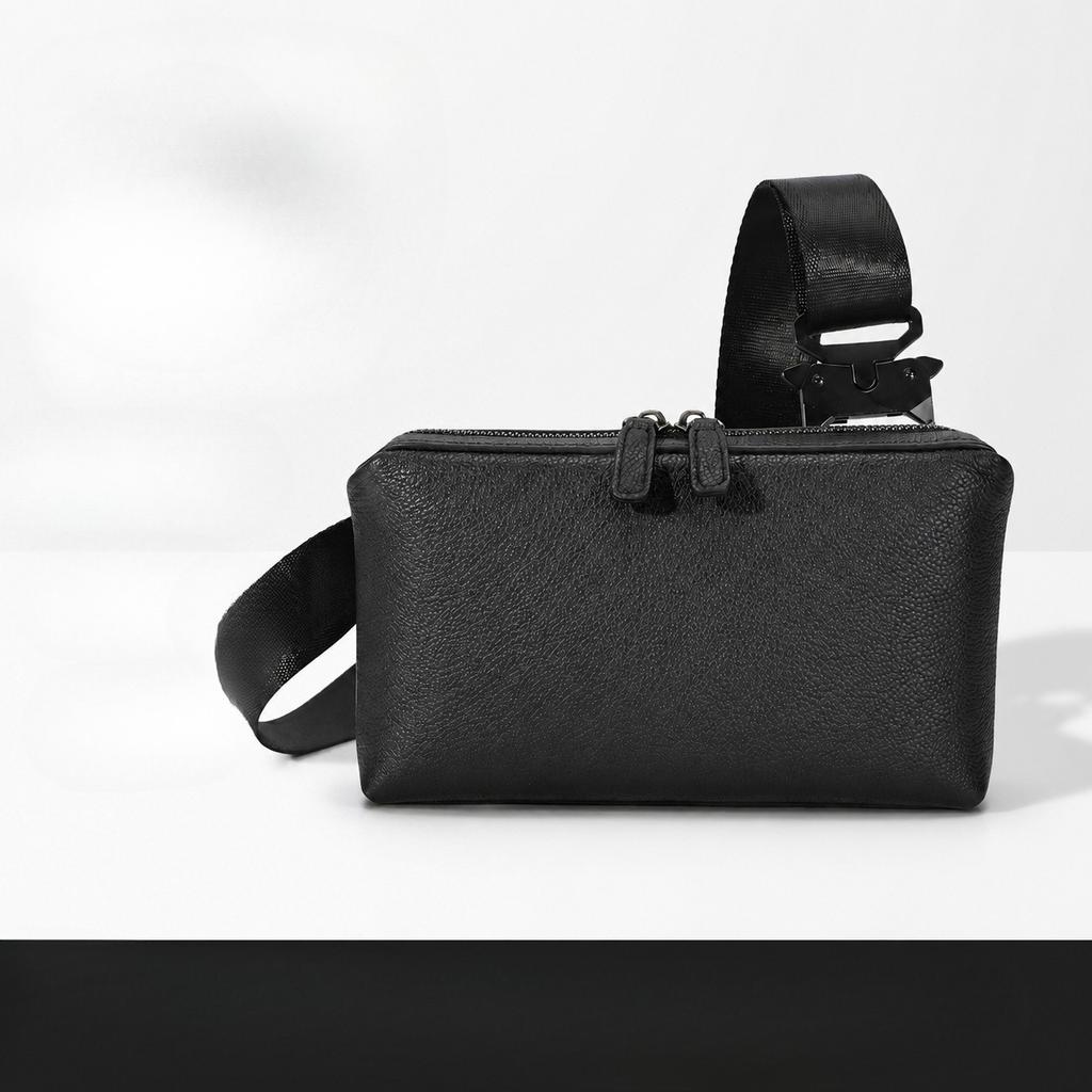 Men's Single-shoulder Leather Bag - High-end Business Bag - Versatile Crossbody Bag