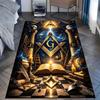 Mysterious symbolism and tools Print Carpet Rug for Living Room Bedroom Sofa Doormat Home Decor Non-slip Floor Mat