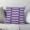 Elizabeth Line Violette Bahn Quadratische Kissenhülle Polyester Leinen Samt Kreative Dekorative Kissenhülle Haus Kissenbezug 45x45