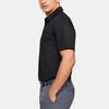 Under Armour Playoff Golf Sports Breathable Lightweight Loose Short Sleeve Polo Shirt Men Tops Black 1351131-001