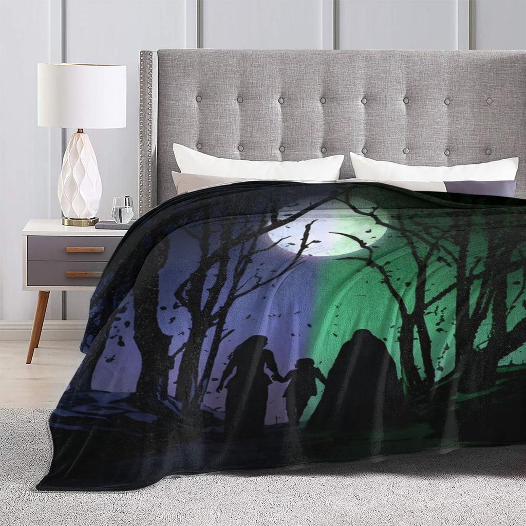 Agatha All Along Movie Film Action Flannel Blanket Warm Soft Throw Blanket for Outdoor Camping Funny Bedspread Sofa Bed Cover