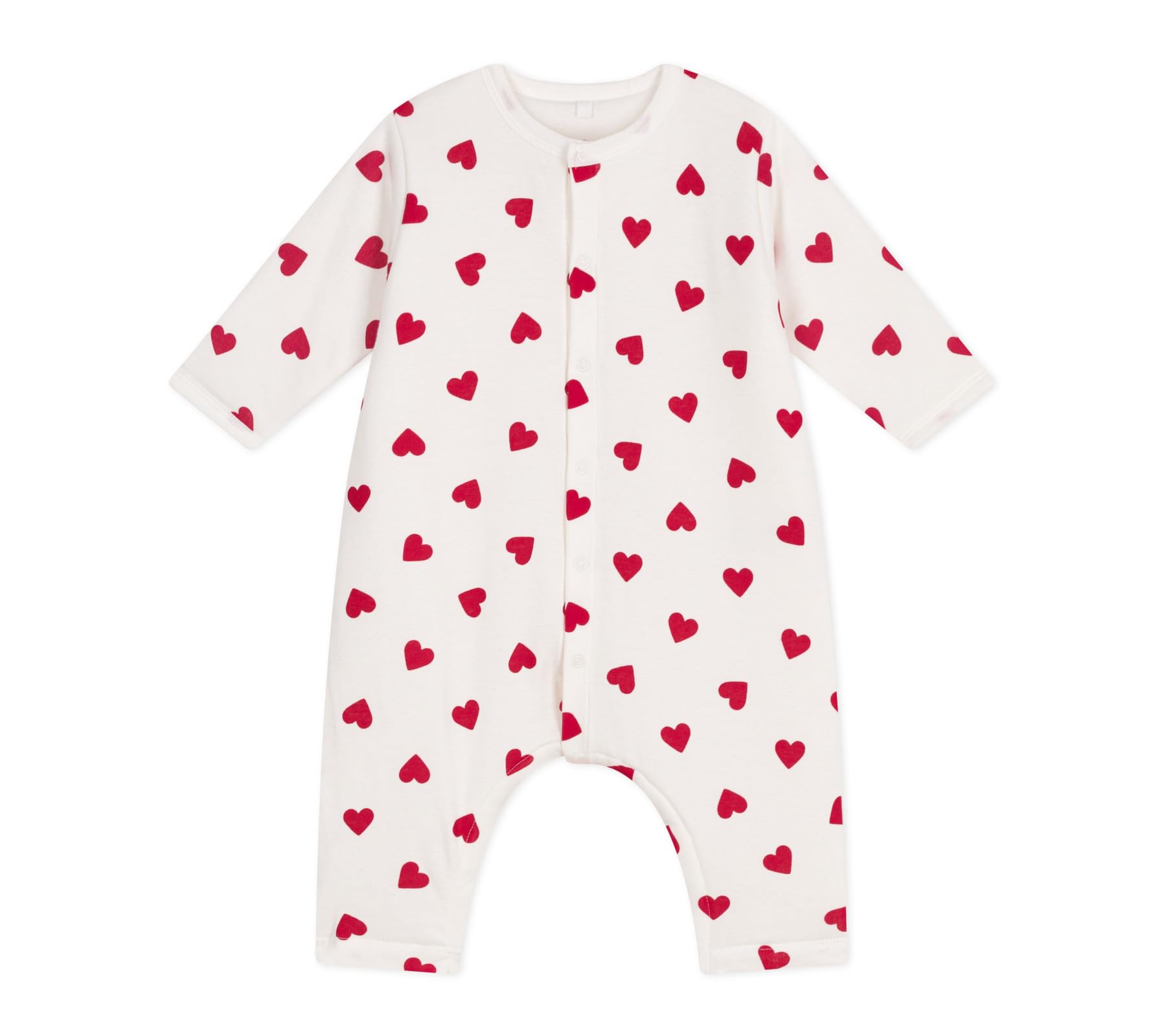 

Petit Bateau Jumpsuit 12 74cm A0EKO, Off-White/Red, Months,