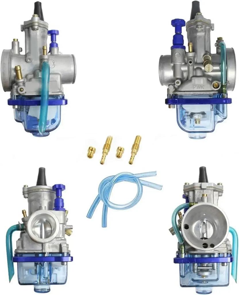 Motocyklový karburátor s plochou clonou, karburátor pro enduro závodní karburátor, vzduchový filtr pro Keihin Pwk 21-34mm, příslušenství pro terénní vozidla