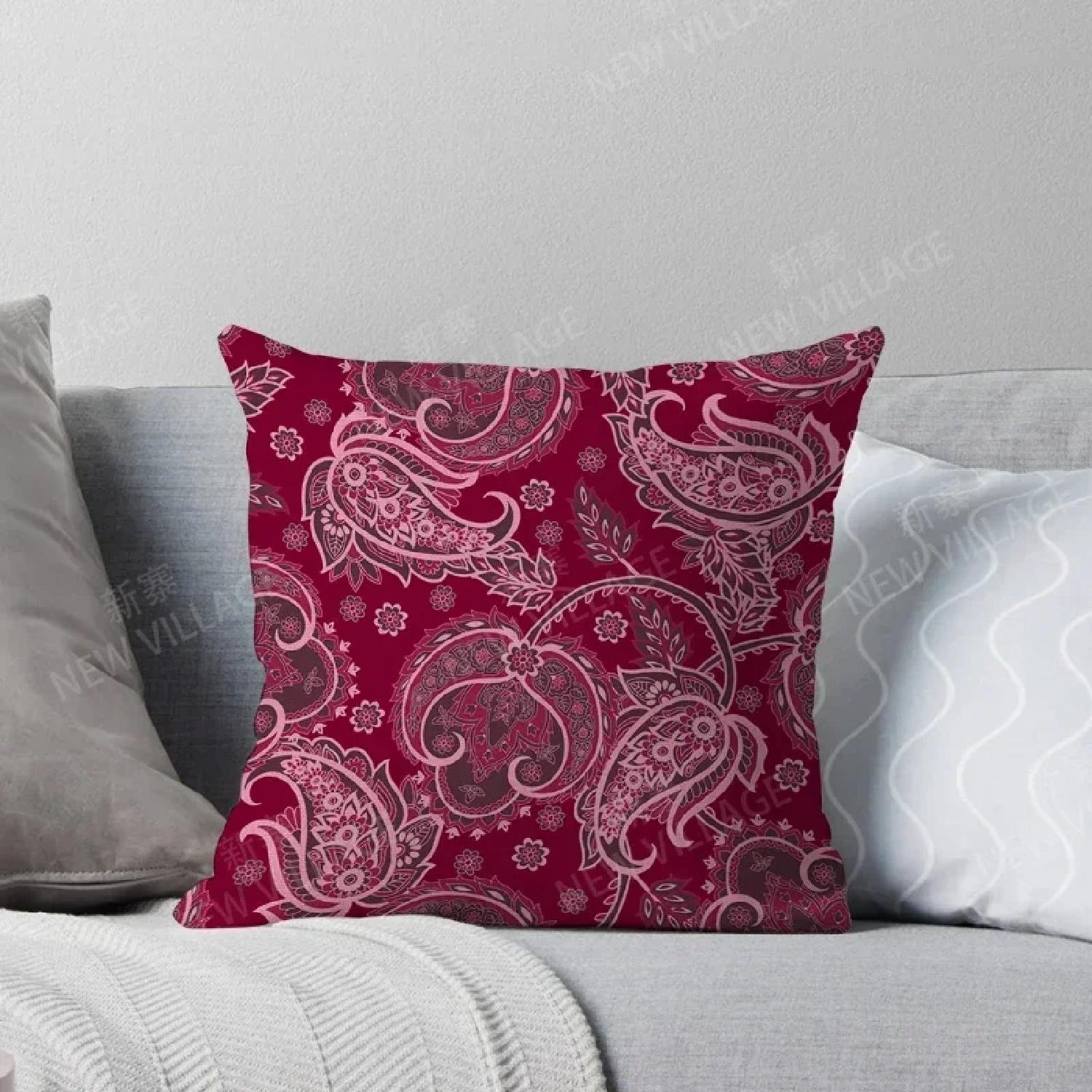 

Fall home decor autumn living room throw pillow sofa boho Cushion _ _ _ mandalaztt--, 66x66cm