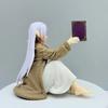 11cm Anime Frieren: Beyond Journey's End Frieren Reading Sitting Pose Action Figures Desktop Ornament Decoration Trendy Toy Gift