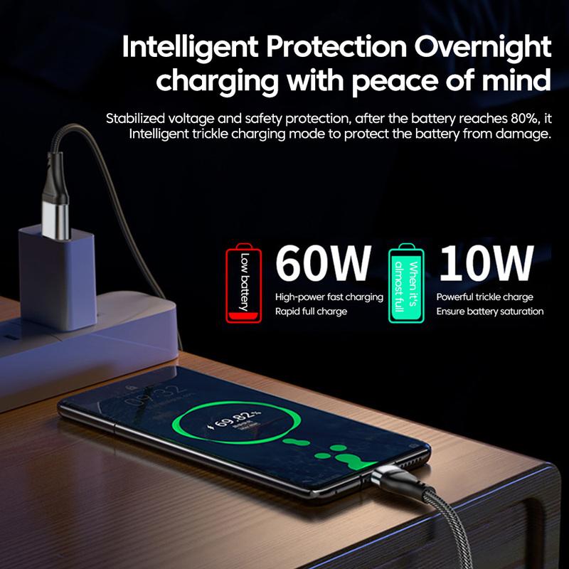 3 In 2 Fast Charging Cord for Iphone Huawei Micro Usb Type C Charger Cable 1.2M Multi Usb Port Multiple Usb Charging Cord