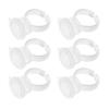 100pcs Tattoo Ink Ring Eyelash Extend Pigment Ink Holder Container Cup Cap  with Lid Tattoo Kit