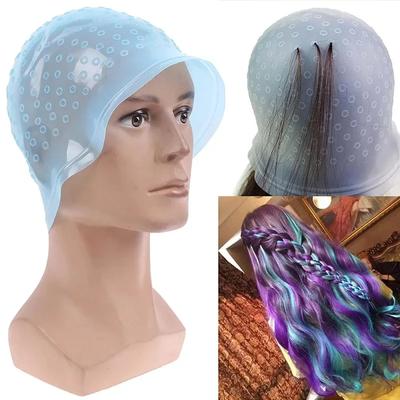 Wiederverwendbare Haarfarben-Färbe-Strähnchen-Färbehaube für Haarverlängerungs-Styling-Werkzeuge Friseur-Schönheit Professioneller Friseursalon-Styling