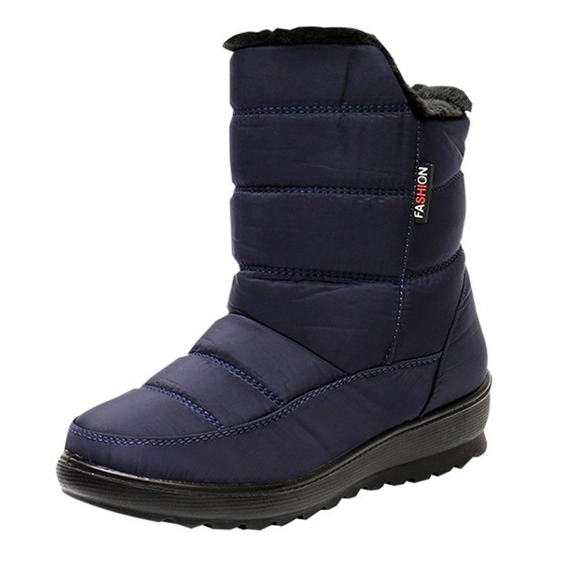 Women s Winter Warm Snow Boots Artificial Fur Lining Waterproof Ankle Boots Anti-slip Outdoor Shoes Hiking Sports Boots 35 2980₽