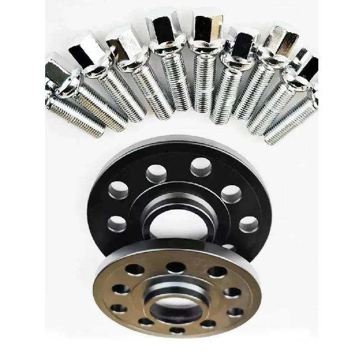 Modification Accessories 10mm PCD 5x100 &5x112 CB 57.1 Car Wheel spacer adapter for VW Golf/Bora/Polo/Jetta with 10pcs lug bolts