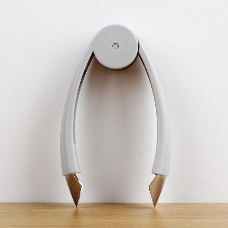 

Удалитель глазков ананаса из нержавеющей стали, остроконечный зажим для клубники, очиститель ананаса, удалитель плодоножек фруктов и клубники серый