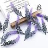 40/80pcs Artificial Flowers Plant Plastic Lavender DIY Gifts Candy Box Scrapbook Home Vase Wedding Party Accessories Decorations