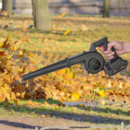 Cordless Leaf Blower Copper Motor Portable Electric Leaf Blower High Power Outdoor Garden Yard Patio Cleaning Lawn Care Handheld Leaves Blowing Device