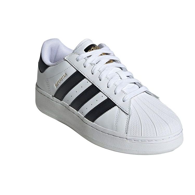 adidas נעלי סניקרס יוניסקס סופרסטאר XLG לבן שחור לבן ענן שחור ליבה זהב מטלי מטאלי IF9995