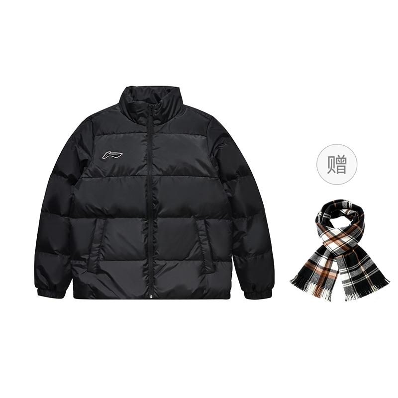 Li Ning Down Jackets Unisex Stand Collar Thickened YYMV215-11