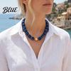 Beautiful Beaded Choker Chunky Colorful Resin Beads Necklace Boho Everyday