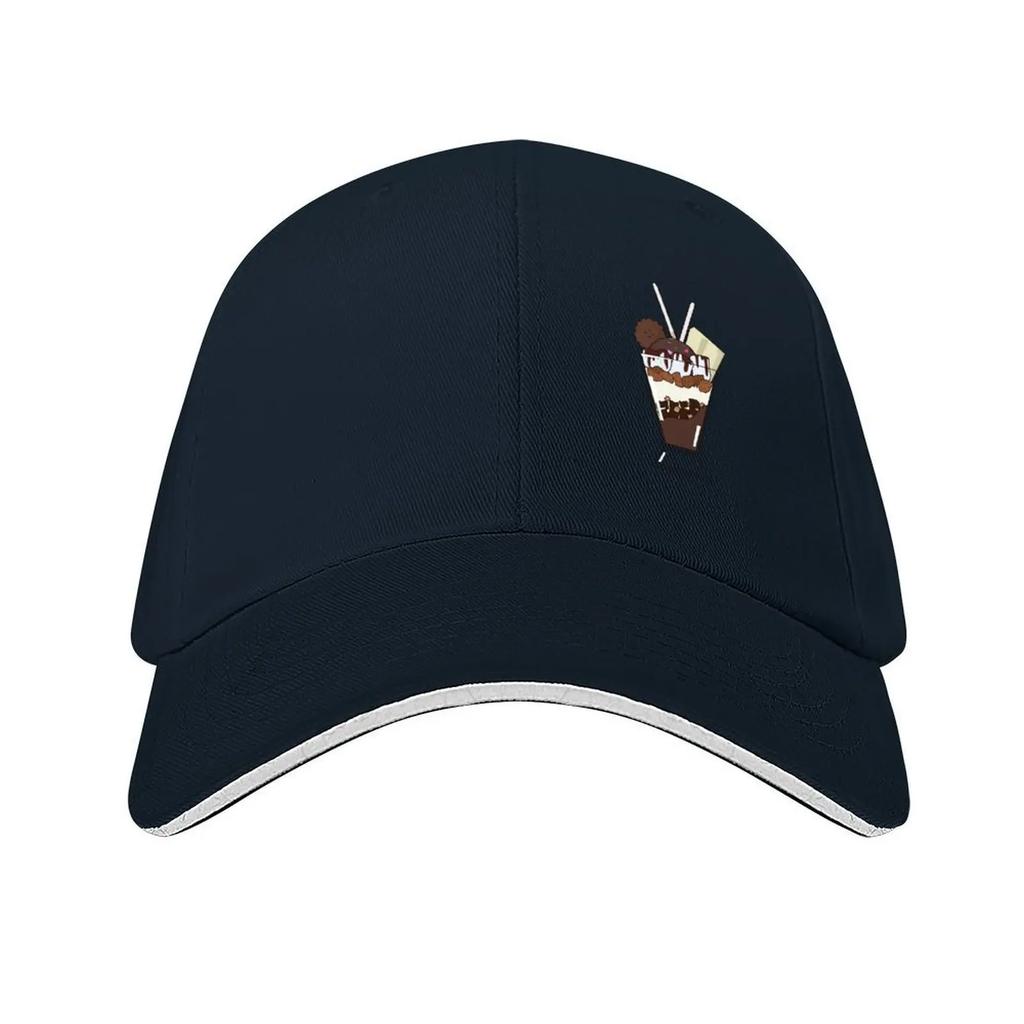 Chocolate Parfait Baseball Cap Sunscreen Rave Cute Custom Hat Mens Caps Womens