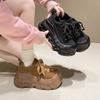 Fashion 2025 Autumn Platform Mesh Sneakers Women Breathable Tennis Female Vulcanized Shoes Spring Chunky Sneakers Sports Dad Shoes Woman