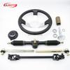 300mm Steering Wheel 420mm Gear Rack Pinion 380mm U Joint Tie Rod Knuckle Assy Fit For China 110cc Go Kart Buggy UTV Bike Parts