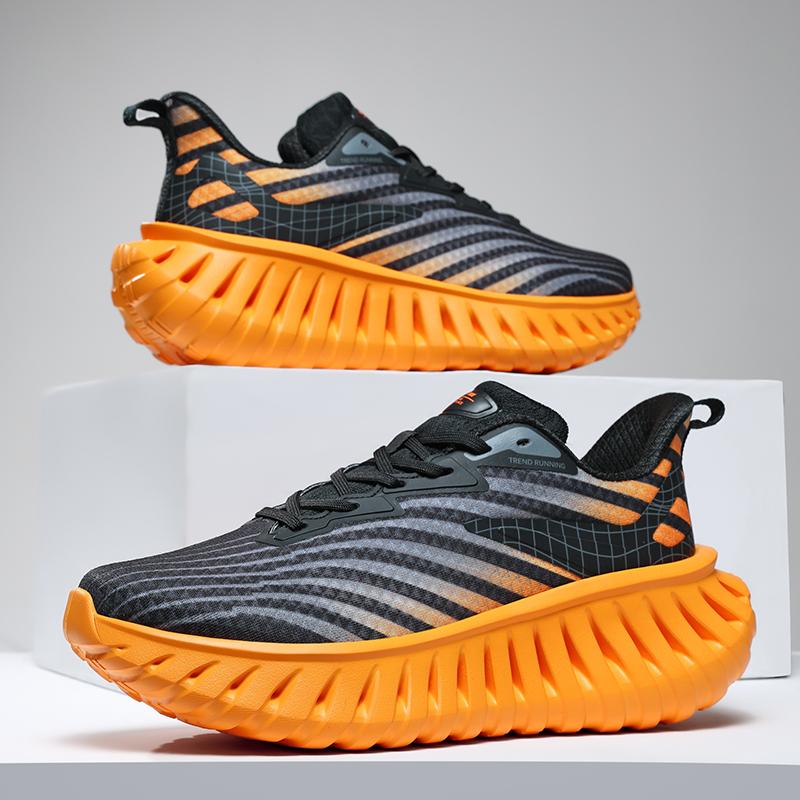 Men's Sports Shoes Fashion Versatile New Casual Four Season Comfortable Thick Sole Fashion Outdoor Running Casual Sports Shoes