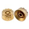 Musiclily Pro Notched Speed Metric for LP Les Paul Electric Gold of Knobs, Standard, Guitars, (Set 4)