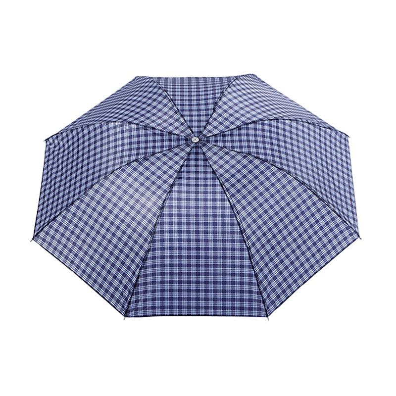 

8K lattice umbrella classic three fold umbrella portable mini folding short handle umbrella gift
