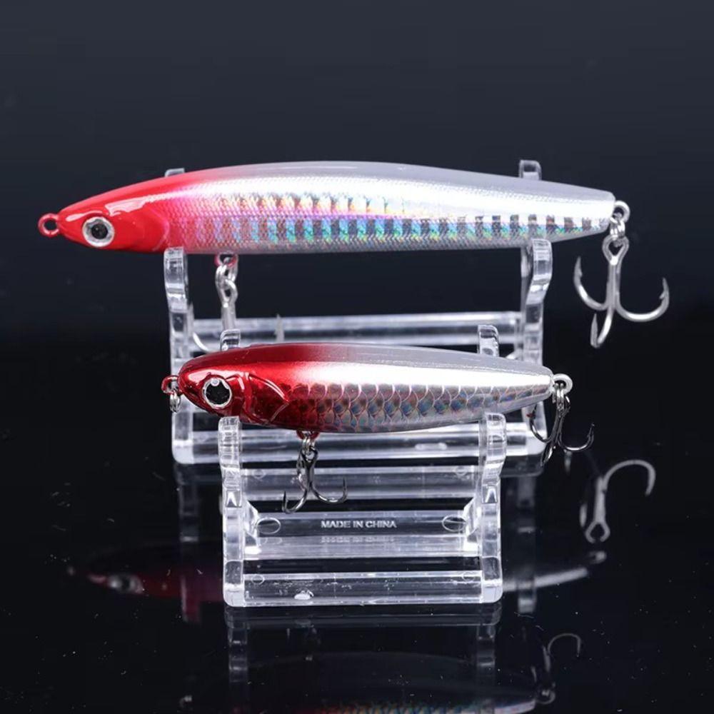 Acrylic Lure Holder Rack Decorative Fishing Lure Show Rack Bait Display Shelf  For Fishing Store