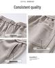 Men's Elastic Waist Patchwork Design Loose Fit Pants for Autumn/Winter