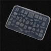 Chinese Style Retro Totem Fu Character Lucky Chic 3D Reliefs Silicone Nail Accessory Carving Mould Manicure DIY UV Gel Drip Mold