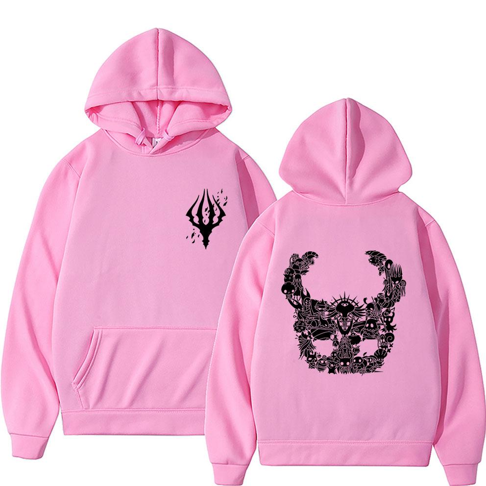 Game Hollow Knight Logo Graphic Hoodie Wo Casual Oversized Pullover Hoodies Unisex Fashion Vintage Hooded Sweatshirt