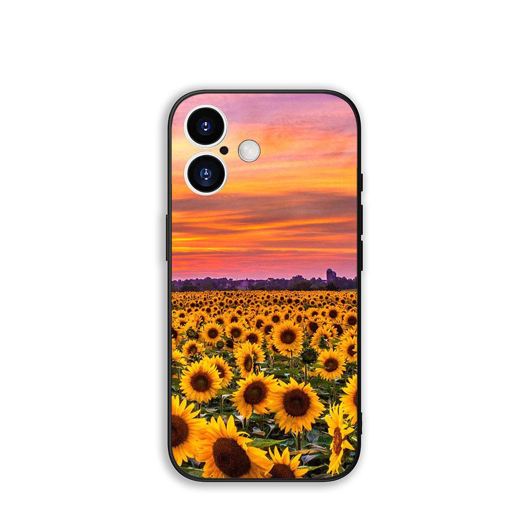 Yellow Flower Sunflower Cover Phone Case for Samsung Galaxy A36 A17 A26 A07 A35 A54 A53 A13 A33 A34 S8 S9 S20 S21 FE S10 Plus