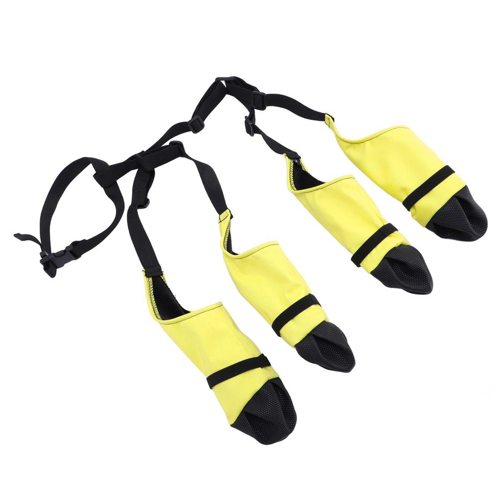 Dog Boots Leggings Adjustable Polyester Water Resistant Anti Slip Enhanced Comfort Dog Leggings Shoes for Outdoor