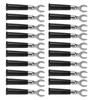 20Pcs 6mm U Y Type Electrical Crimp Terminals Insulated Fork Spade Wire Connectors for Industrial Electronic