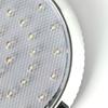 12V 46 LED Round Car Roof Light Lamp Chrome Carbon Look Interior Super Bright with ON/OFF Switch For Camper Van Caravan Boat RV