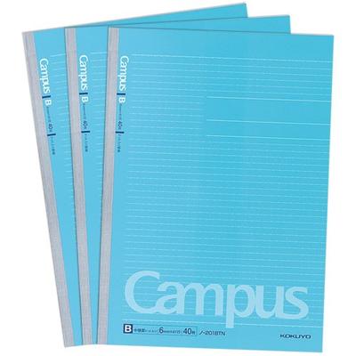 KOKUYO Campus Note A4 Medium Horizontal Line with Dots 40 Sheets X 3 Books SBno-201BTNX3