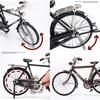 1PC DIY Metal Retro Bicycle Model Kit - Handcrafted Alloy Assembly for Desktop Display, Adults & Teens Hobbyists Collectible Mec