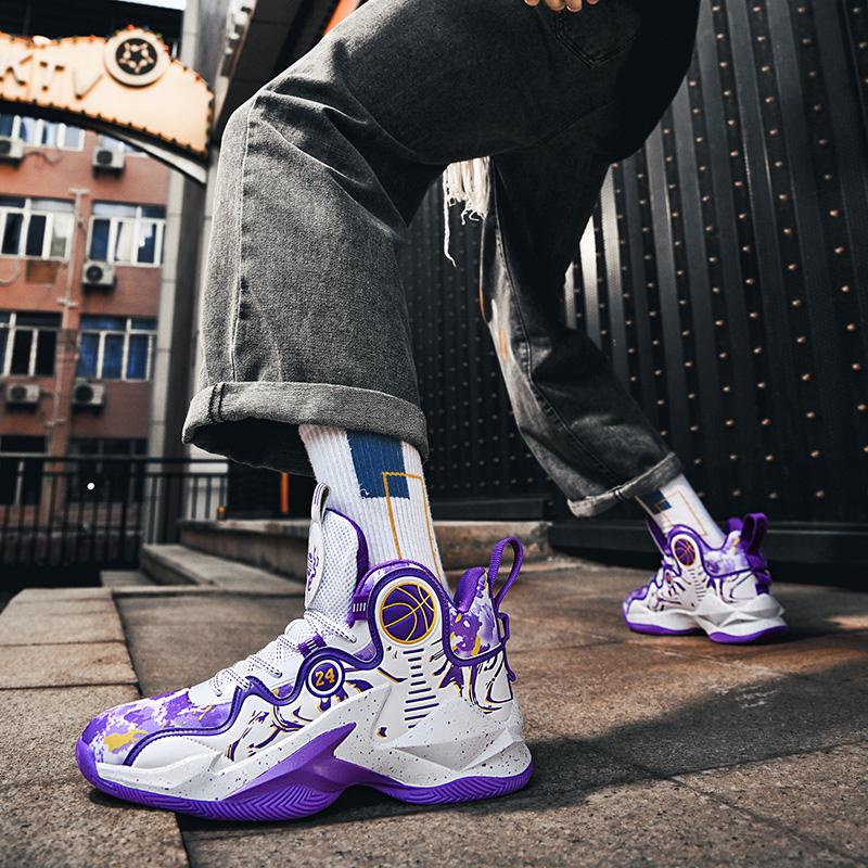 Basketball Shoes Professional Men Athletic Training Sports Shoes High-Quality Cushioned Sneaker Unisex Street Basketball Boots