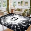 Fulham Voetbal Design Kristalfluweel Tapijt Zacht Decoratief Matje voor Slaapkamer Entree
