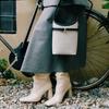 [Bucket Bag] AMADEE_Jane Canvas Black