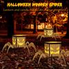 Halloween Holzspinnen Kerzenständer Dekoration Ornamente Festival Atmosphäre Layout Requisiten