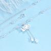 Two Worlds Lotus Tassel Necklace Women'S Niche New Chinese National Style Creative Necklace Gift Women Premium