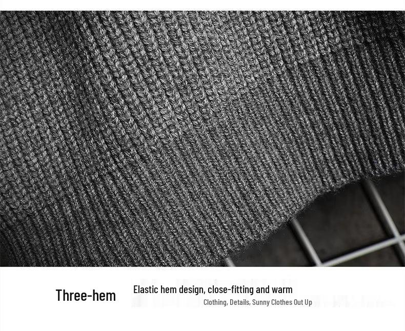 Hong Kong Style Loose Knit Vest for Men - Autumn/Winter Korean Sleeveless Jacket